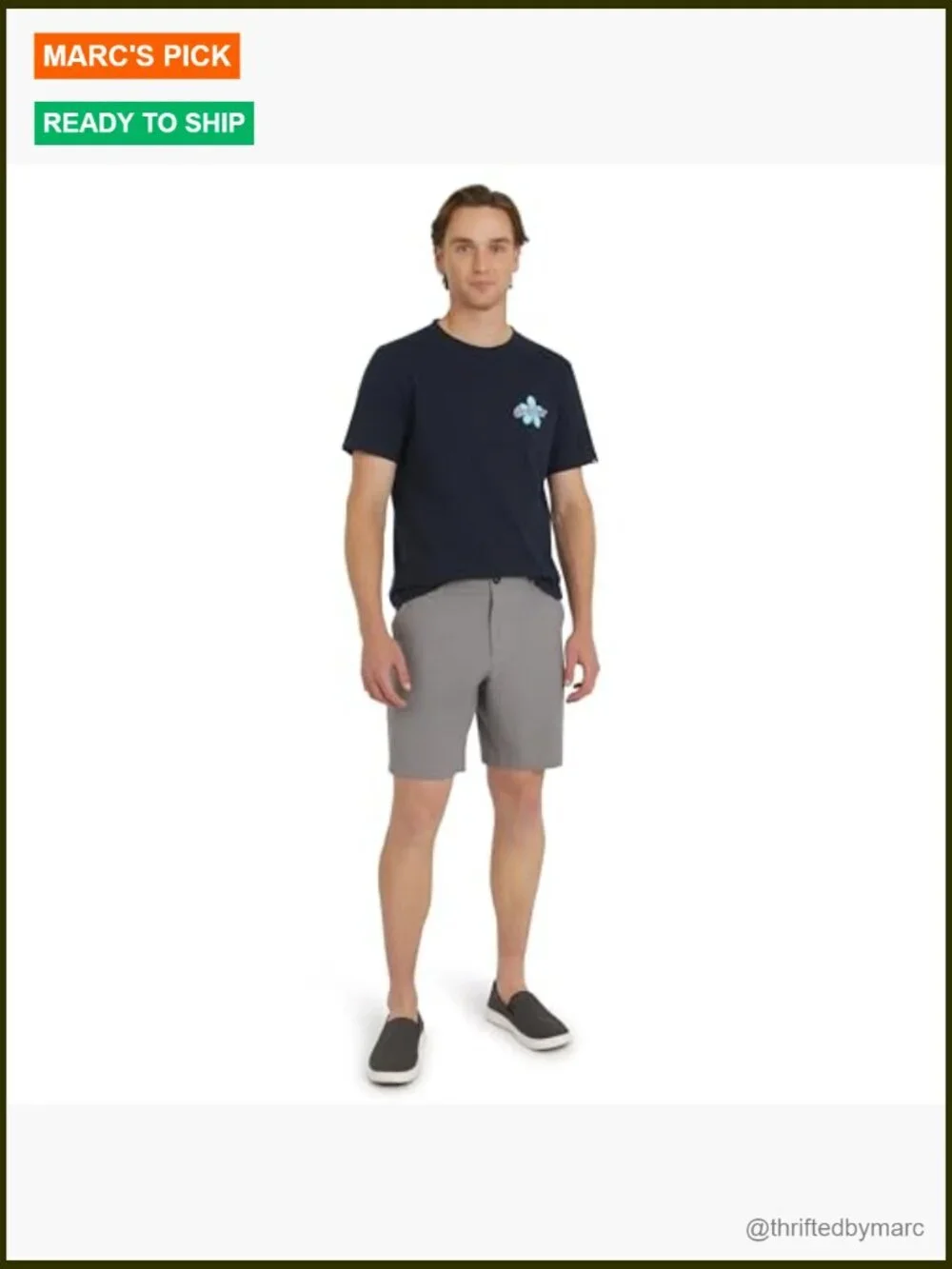 Regular Fit Hybrid Shorts 9-Inch Inseam Water Friendly Active Wear